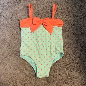 Baby gap polk a dot swimsuit